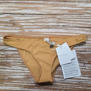 NWT Zimmermann Separates‎ Sculpt Skinny Pant Bikini Bottoms Yellow 8